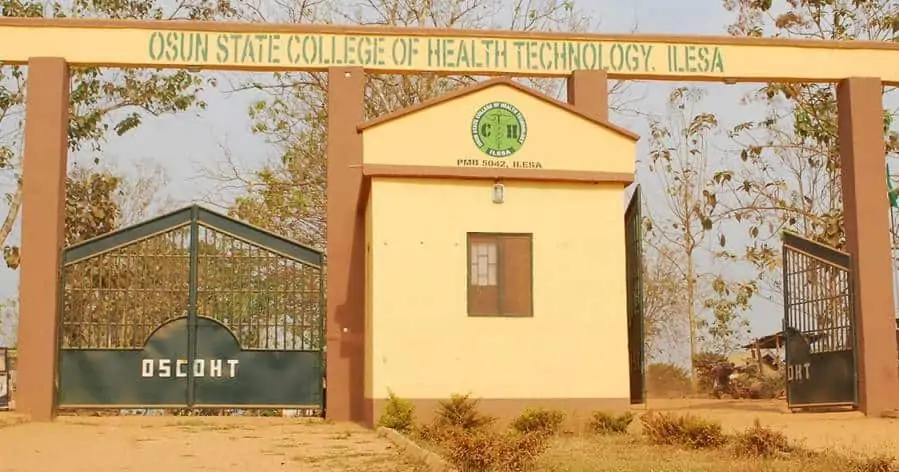 OSCHT Ilesa admission form